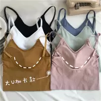 SUNTEK夏季韩版运动吊带背心女网红无钢圈美背U型外穿打底裹胸抹胸上衣