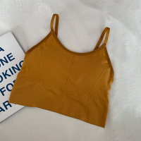 SUNTEK性感收腹美背小吊带背心女防走光U型聚拢裹胸无袖打底衫上衣外穿