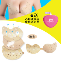 SUNTEK大胸礼服超薄透气胸贴隐形文胸婚纱无肩带内衣聚拢硅胶乳贴游泳