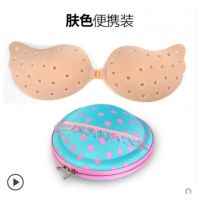 SUNTEK夏季超薄透气胸贴文胸聚拢隐形大胸内衣上托吊带婚纱礼服用乳贴女