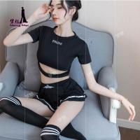 SUNTEK可爱学生白衬衫水手服制服情趣内衣超短裙领绳蝴蝶结制服英伦