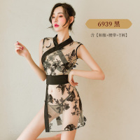 SUNTEK青楼情趣内衣服超骚挑逗性感透明网纱诱惑免脱日系和制服套装