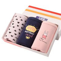 SUNTEK女儿童生理期内裤防漏棉少女士中大童学生大姨妈月经三角卫生裤