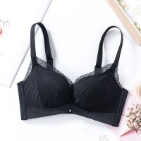 SUNTEK婴儿棉小胸平胸文胸无钢圈加厚聚拢调整型内衣女性感蕾丝胸罩胸罩