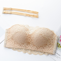 SUNTEK无肩带文胸防滑聚拢上托内衣女小胸贴结婚纱用隐形胸罩抹胸裹胸夏胸罩