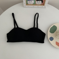 SUNTEK夏季薄款抹胸新款性感胸罩无钢圈小胸聚拢文胸女学生防滑裹胸内衣胸罩