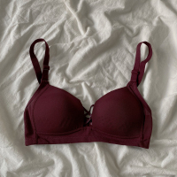 SUNTEK夏季薄款透气胸罩文胸女学生bra小胸聚拢防滑抹胸无钢圈裹胸内衣胸罩