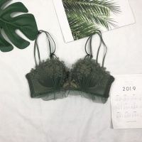 SUNTEK日系小胸性感可爱美背无钢圈文胸套装聚拢防下垂调整型内衣女胸罩胸罩