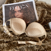 SUNTEK无肩带隐形文胸性感内衣女上薄下厚胸贴婚纱聚拢防滑美背抹胸