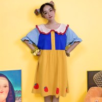 SUNTEK睡裙女士夏季棉甜美可爱日系睡衣女公主风可外穿少女家居服