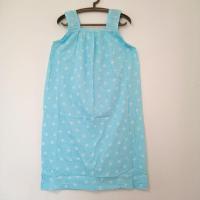 SUNTEK2件装 夏季棉针织加肥加大女士睡裙中长款窄肩家居睡裙睡衣/家居服套装