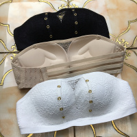 SUNTEK无肩带文胸隐形聚拢上托超防滑婚纱内衣女礼服用胸贴加厚裹胸抹胸