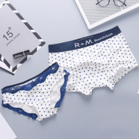 SUNTEK情侣内裤 棉性感男女士裤头可爱卡通内衣创意情趣蕾丝套装