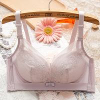 SUNTEK内衣女聚拢小胸性感冰丝胸罩上托侧收调整型收副乳防滑文胸无钢圈