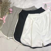 SUNTEK外穿 睡裤女夏短裤家居宽松学生大码薄款运动居家阔腿懒人沙滩裤睡裤/家居裤