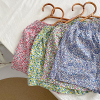 SUNTEK可爱花花短裤!自制少女小碎花棉睡裤舒服夏天在家轻薄凉快透气睡裤/家居裤