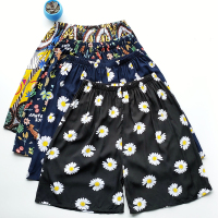 SUNTEK棉绸睡裤男女夏棉家居短裤薄绵绸居家情侣宽松大码人造棉大裤衩睡裤/家居裤