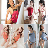 SUNTEK情趣服装骚古代青楼诱惑性感情侣睡衣小胸肚兜式内衣透明情趣内衣