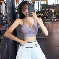 SUNTEK薄款运动内衣女防震跑步聚拢定型美背瑜伽背心高强度速干健身文胸胸罩