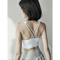 SUNTEK裸感舒适美背运动内衣女防震跑步聚拢瑜伽高强度健身文胸胸罩