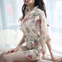 SUNTEK情趣睡衣女夏季情调睡袍性感骚挑逗诱惑私房冰丝套装睡裙