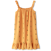 SUNTEK日系ins睡裙子女夏吊带睡衣女性感可爱无袖棉纱布睡裙夏季薄款