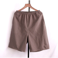 SUNTEK夏天男款绿色家居短裤 新款男版五分裤男沙滩裤 2019皮筋睡裤