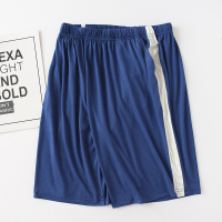 SUNTEK夏季莫代尔棉男士五分家居睡裤薄款宽松大码沙滩裤居家休闲短裤