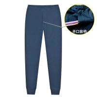 SUNTEK夏季薄款空调裤春秋冬开口睡裤男装秋裤保暖家居裤打底裤棉长裤