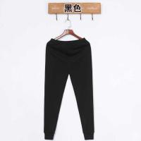 SUNTEK夏季男装薄款睡裤家居裤空调裤长裤棉前开口收脚束脚小脚冬秋裤