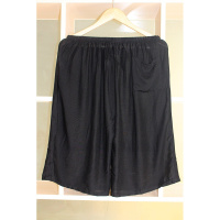 SUNTEK大码夏季男士绵绸短裤睡裤特大加肥加大棉沙滩裤家居裤大裤衩