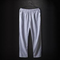 SUNTEK夏季男士睡裤薄款棉长裤男家居裤宽松休闲大码居家裤棉沙滩裤