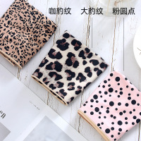 SUNTEK3条 日系内裤女一片式磨毛棉裆中腰舒适冰丝柔软豹纹三角裤