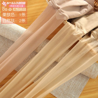 SUNTEK3条装360度全无缝天连裤袜5D超薄哑光任意剪深航连脚丝袜 1栗肤2自然肤共3条 均码