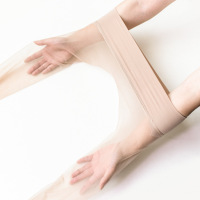 SUNTEK触感顺滑无缝丝袜360脚尖透明超薄性感包芯丝连裤袜夏女 粉底肤 均码