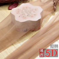 SUNTEK5D超薄免脱四面开裆连裤袜 吊带连裤袜 性感镂空丝袜 女透肤 薄美色1双 均码