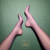 SUNTEK极光丝滑无缝裆10D超薄 幻紫色无缝裆宽腰边定脚型VIOLET保密邮寄 高弹力均码(身高丝袜/打底袜/袜