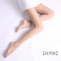 SUNTEK复古蓝超薄丝袜0D一线裆开档丝袜女连裤袜脚尖透明情趣入体丝袜 自然肤2# 均码