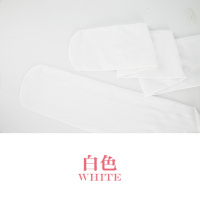 SUNTEK洛丽lolita袜子护士白丝袜 二次元性感丝袜诱惑萝莉日系学生恋足 白色 均码