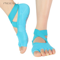 SUNTEK瑜伽袜子防滑专业女舞蹈袜子练功防滑蹦床袜瑜珈普拉提五指袜袜子