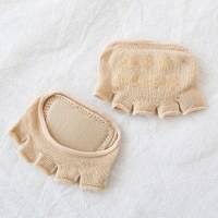 SUNTEK前脚掌袜前掌垫五指袜女夏天薄款棉高跟鞋防汗防滑半截隐形袜子袜子