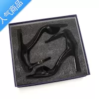 SUNTEK凉鞋女2022新款一字扣带网红细跟露趾百搭高跟鞋仙女风ins潮黑色