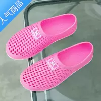 SUNTEK情侣沙滩鞋女速干防滑软底拖鞋涉水洞洞鞋包头海边户外运动凉鞋男