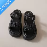 SUNTEK仙女风两穿凉鞋女2023夏季新款厚底法式晚风外穿凉拖罗马一字拖鞋