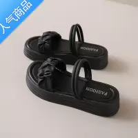 SUNTEK凉鞋女夏平底2023年新款百搭网红仙女风配裙子两穿罗马厚底凉拖鞋