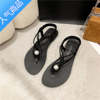 SUNTEK韩系凉鞋女夏2023新款百搭厚底配裙子网红超火时尚度假罗马沙滩鞋