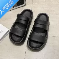 SUNTEK大码凉鞋女踩屎感2023夏季新款两穿半拖拖鞋外穿沙滩软底防滑时尚