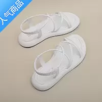 SUNTEK罗马凉鞋女款夏季2023年新款仙女风孕妇软底平底沙滩鞋配裙子