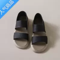 SUNTEK平底罗马凉鞋女2023年新款夏季超火时尚软底懒人一脚蹬休闲沙滩鞋