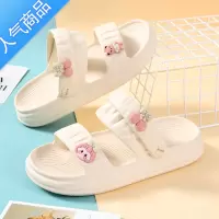SUNTEK拖鞋女外穿夏季2022新款网红ins潮一字拖软底踩屎感防滑沙滩凉鞋